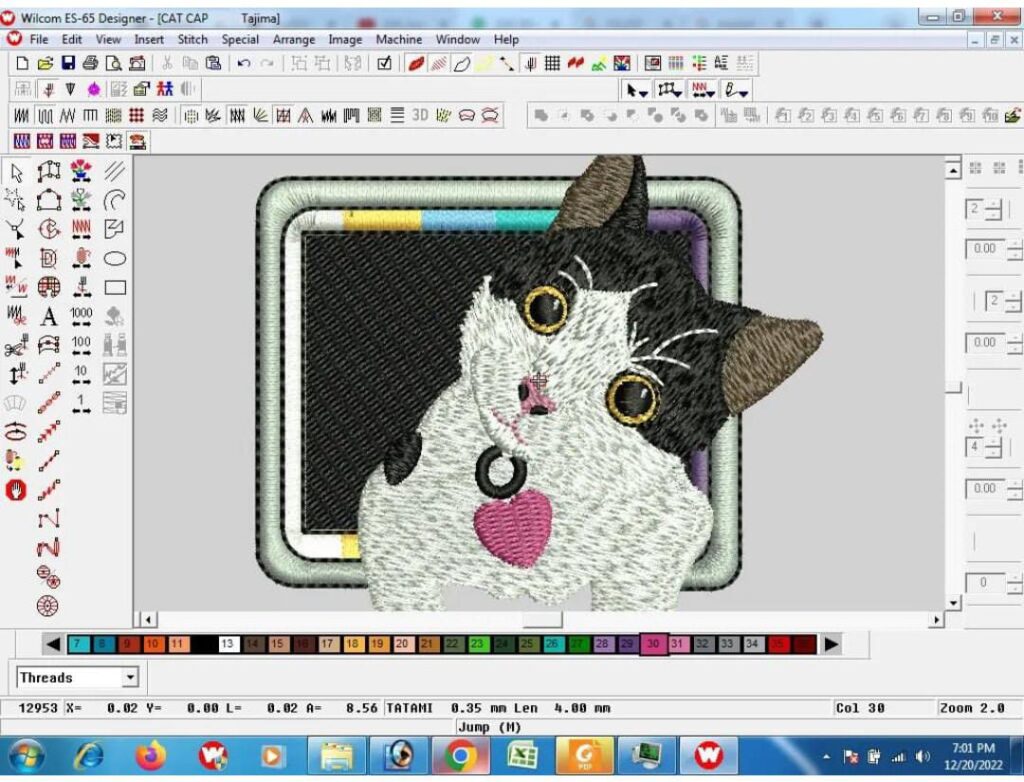 digitize embroidery files